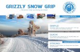 Grizzly Snow Grip  Katalog Englisch 2014-15