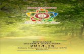 Rotaract District Directory (2014-15) of Rotary International District 3272 ,Pakistan.