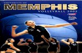 2002 Memphis Volleyball Media Guide