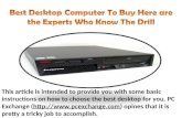 Best desktop computer to buy here are the experts who know the drill