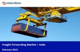 Market Research Report : Freight forwarding market in india 2015 - Sample