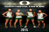 2014-15 Oregon Women's Tennis Record Book