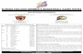 Elmira College Women's Basketball Game Notes - Games 18 & 19