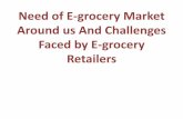 Need of E-grocery Market Around us And Challenges Faced by E-grocery Retailers