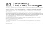 Stretching and core strength