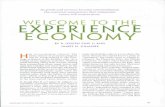 Welcome to the Experience Economy
