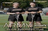 2015 Army Club Women's Lacrosse Prospectus