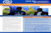 IOM #SierraLeone #EbolaResponse Situation Report (8 - 14 February 2015)