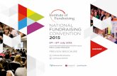 National Fundraising Convention 2015 preview brochure