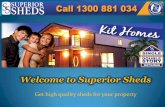 Get Wide Range of Storage and Garage Sheds for Sale in Perth, Western Australia