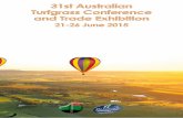 2015 Australian Turfgrass Conference and Trade Exhibition Delegates Brochure