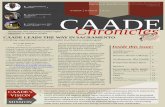 CAADE Chronicles Winter 2012