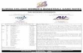 Elmira College Women's Basketball Game Notes - Games 24 & 25