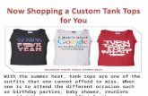 Now Shopping a Custom Tank Tops for You