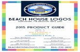 Beach House Logos 2015 Catalog