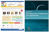 Journal of microprocessor engineering and applications (vol1, issue2)
