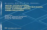 WTO LITIGATION, INVESTMENT ARBITRATION AND COMMERCIAL ARBITRATION