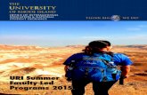 URI Summer Faculty-Led Programs 2015