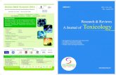 Research & reviews a journal of toxicology (vol4, issue2)