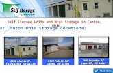 Self Storage Units and Mini Storage in Canton, Ohio