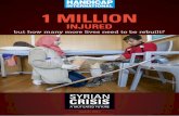 Syria: one million injured, a mutilated future