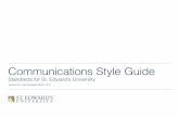 St. Edward's University Communications Style Guide