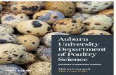 Auburn University Poultry Science Informational Brochure
