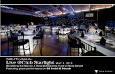 Live @Club Starlight Sponsorship