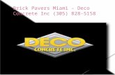 Stamped Concrete Miami - Deco Concrete Inc (305) 828-5158