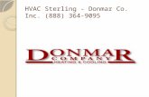 Air Conditioning Alexandria - Donmar Co. Inc. (888) 364-9095