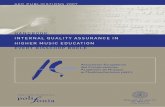 AEC Handbook - Internal Quality Assurance in Higher Music Education [Member Product]