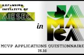 AIESEC JAMAICA 2nd Round Questionnaire 15.16