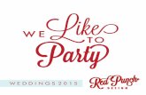 Red Punch Design - Wedding Planning 2015
