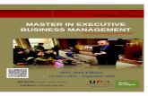 Master in Executive Business Management in Barcelona