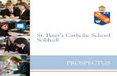 St Peter's Catholic School Solihull Prospectus