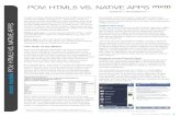 POV: HTML5 vs. Native Apps