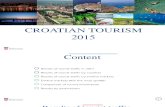 Chorvátsko - turizmus 2015
