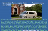 Sprinter Passenger Vans – Awesomeness on Wheels!