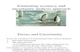 5 Estimating Accuracy and Uncertainty Analysis Approach- Week 5