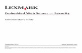 Lexmark EWS WC Security AdminGuide En