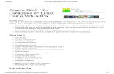 Oracle RAC 12c Database on Linux Using VirtualBox