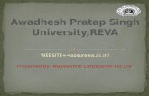 A.P.S university Report