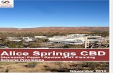 Alice Springs CBD Discussion Paper Review of Planning Scheme Provisions Nov 2014