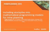 Including stockpiles into mathematical programming models for mine planning