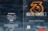 Mortal Kombat 3 - 1996 - Williams, Inc.