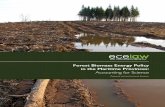 Forest Biomass Energy Policy in the Maritime Provinces: Accounting for Science