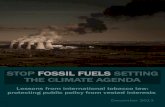 Stop Fossil Fuels Setting the Climate Agenda Report Dec2013 FINAL