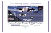 Coin Operated Laundry Routes Lines 8123101 L