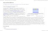 Acceleration - Wikipedia, The Free Encyclopedia