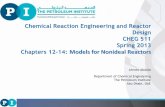 CHEG511 Advanced Reaction Engineering. S (Ch12-14)